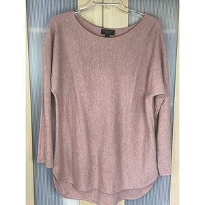 Charter Club Luxury Cashmere Sweater Soft Boat Neck Dolman Sleeve Size L Top